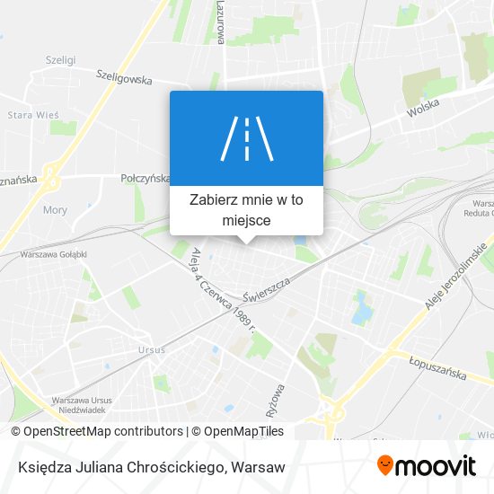 Mapa Księdza Juliana Chrościckiego