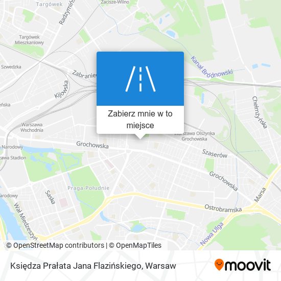 Mapa Księdza Prałata Jana Flazińskiego