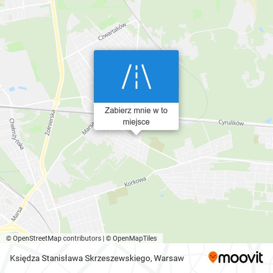 Mapa Księdza Stanisława Skrzeszewskiego