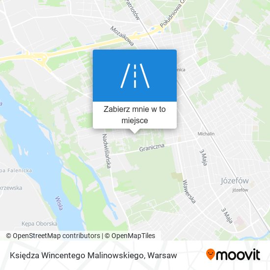 Mapa Księdza Wincentego Malinowskiego