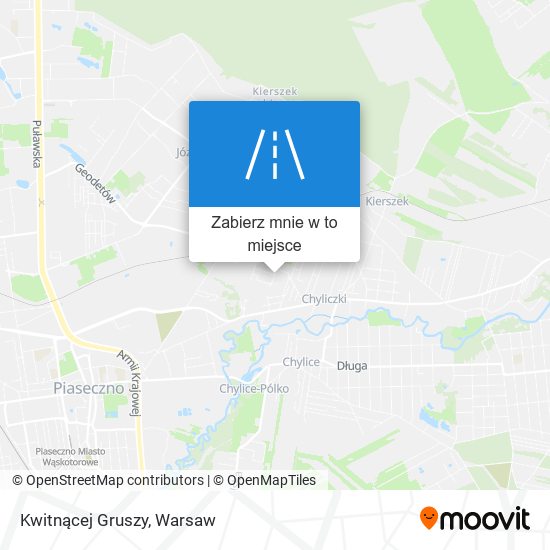 Mapa Kwitnącej Gruszy