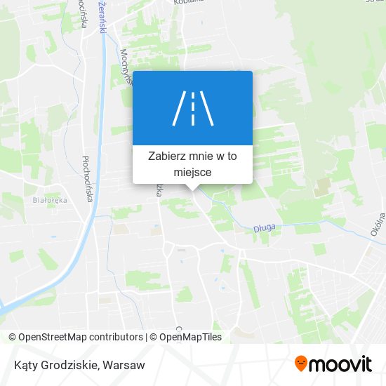 Mapa Kąty Grodziskie