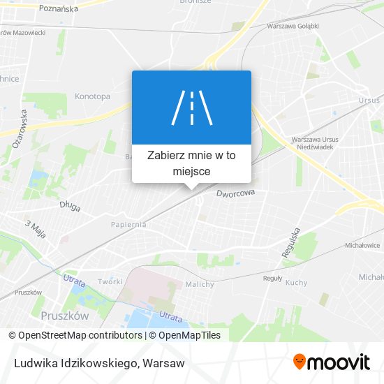 Mapa Ludwika Idzikowskiego