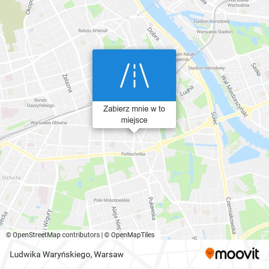 Mapa Ludwika Waryńskiego