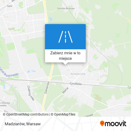 Mapa Madziarów