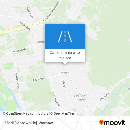 Mapa Marii Dąbrowskiej