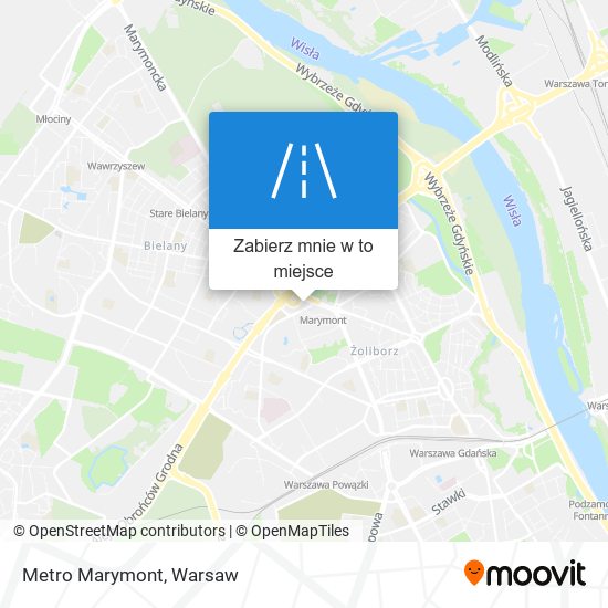 Mapa Metro Marymont