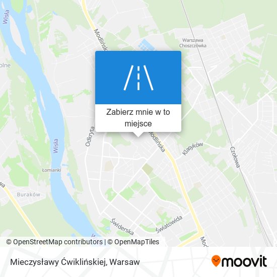 Mapa Mieczysławy Ćwiklińskiej