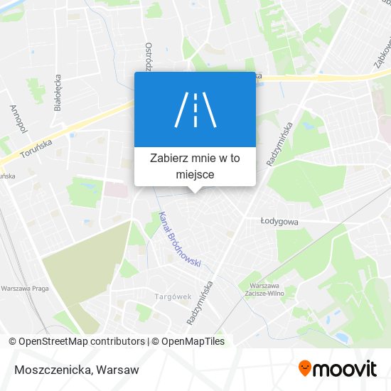 Mapa Moszczenicka