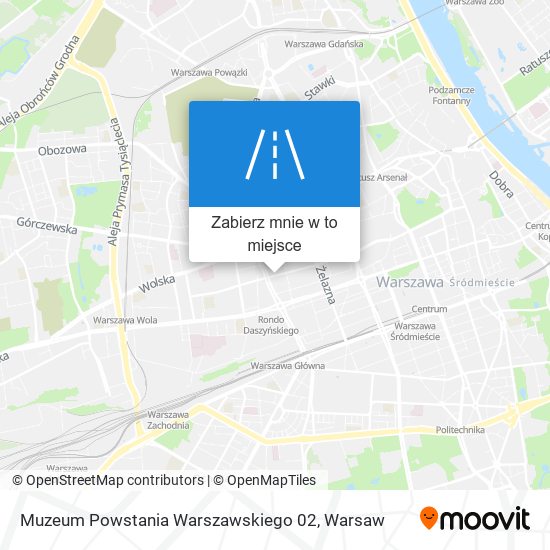 Mapa Muzeum Powstania Warszawskiego 02