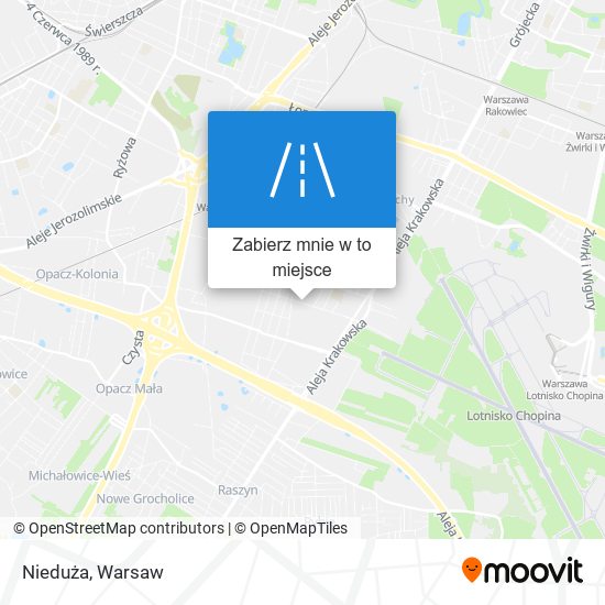 Mapa Nieduża