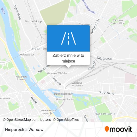 Mapa Nieporęcka