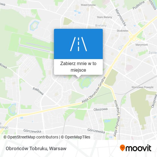 Mapa Obrońców Tobruku