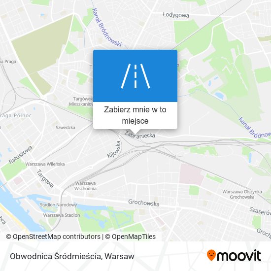 Mapa Obwodnica Śródmieścia