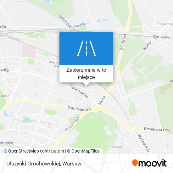 Mapa Olszynki Grochowskiej