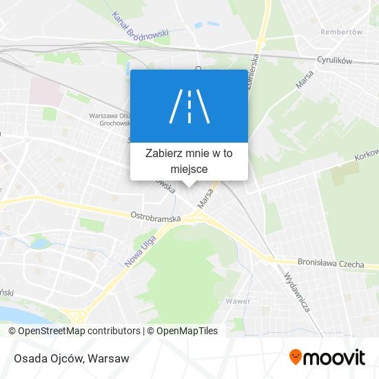 Mapa Osada Ojców