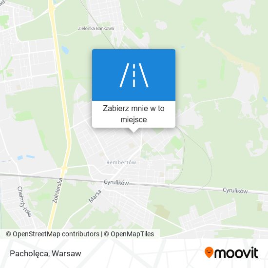 Mapa Pacholęca