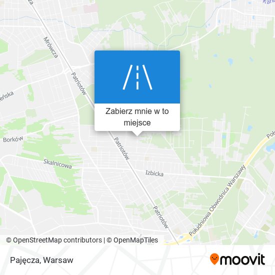 Mapa Pajęcza