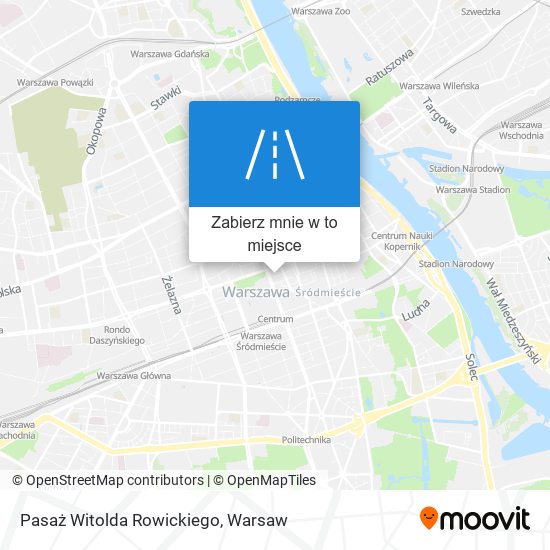 Mapa Pasaż Witolda Rowickiego