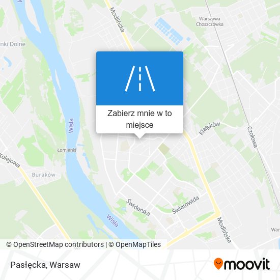 Mapa Pasłęcka