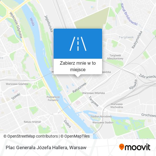 Mapa Plac Generała Józefa Hallera