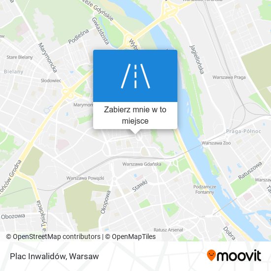 Mapa Plac Inwalidów