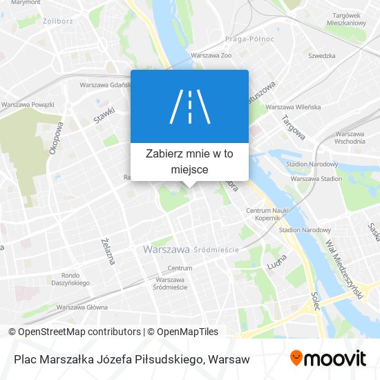 Mapa Plac Marszałka Józefa Piłsudskiego