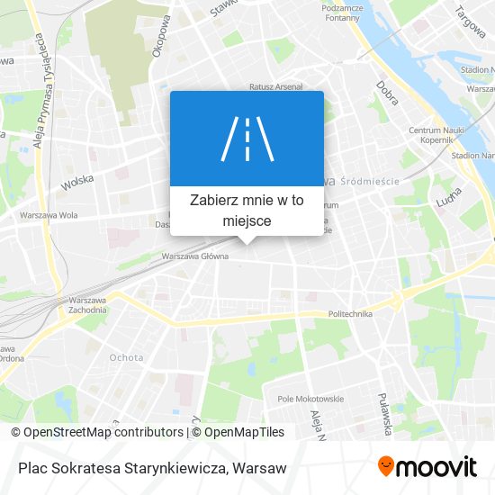 Mapa Plac Sokratesa Starynkiewicza