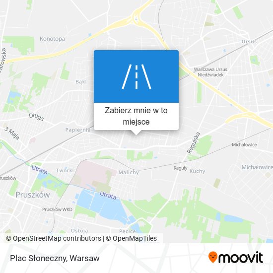 Mapa Plac Słoneczny