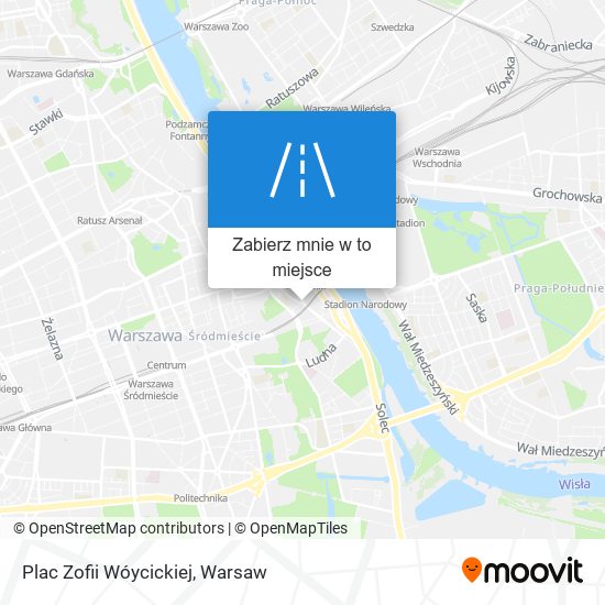 Mapa Plac Zofii Wóycickiej