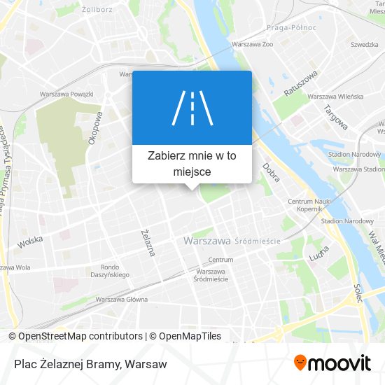 Mapa Plac Żelaznej Bramy