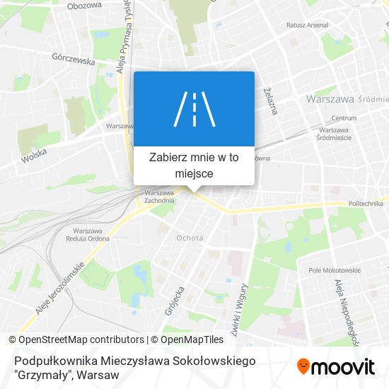 Mapa Podpułkownika Mieczysława Sokołowskiego "Grzymały"