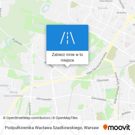 Mapa Podpułkownika Wacława Szadkowskiego