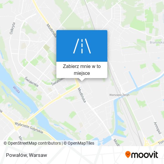 Mapa Powałów