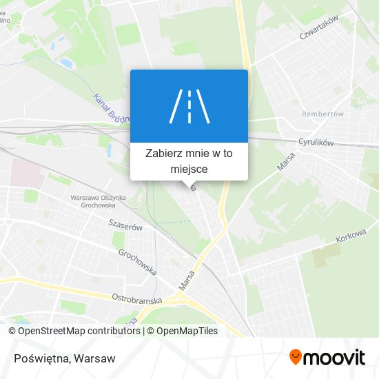 Mapa Poświętna