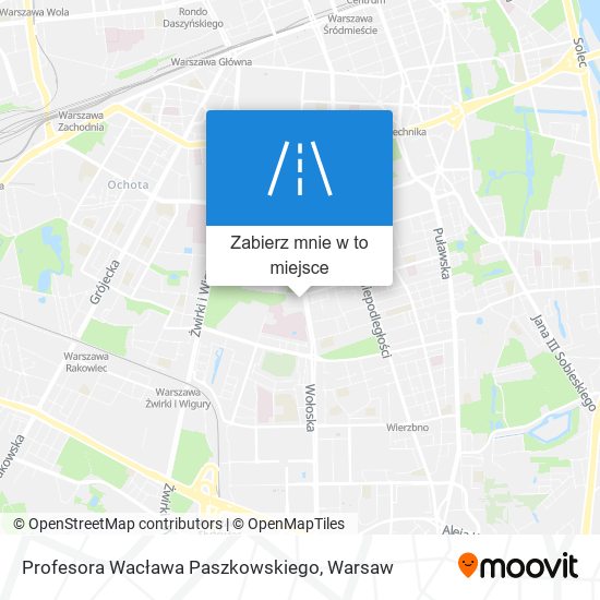 Mapa Profesora Wacława Paszkowskiego