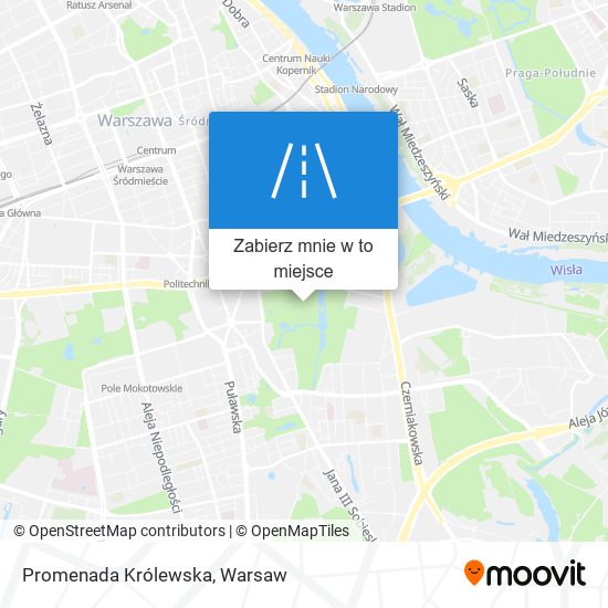 Mapa Promenada Królewska