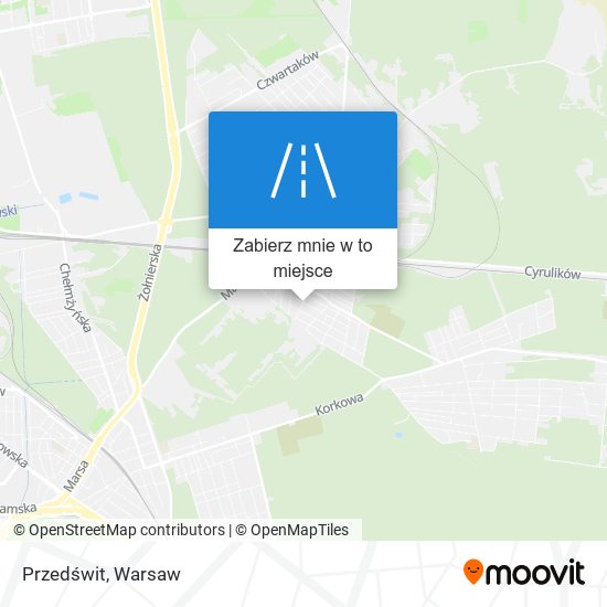 Mapa Przedświt