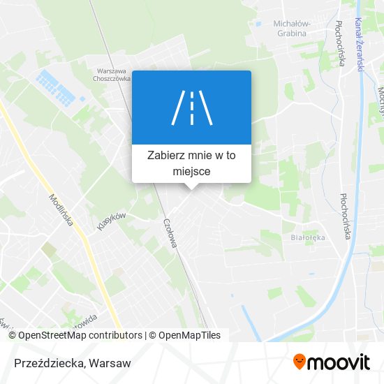 Mapa Przeździecka