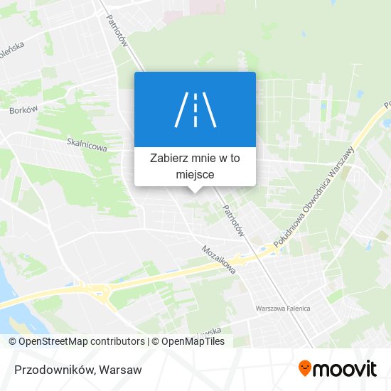 Mapa Przodowników