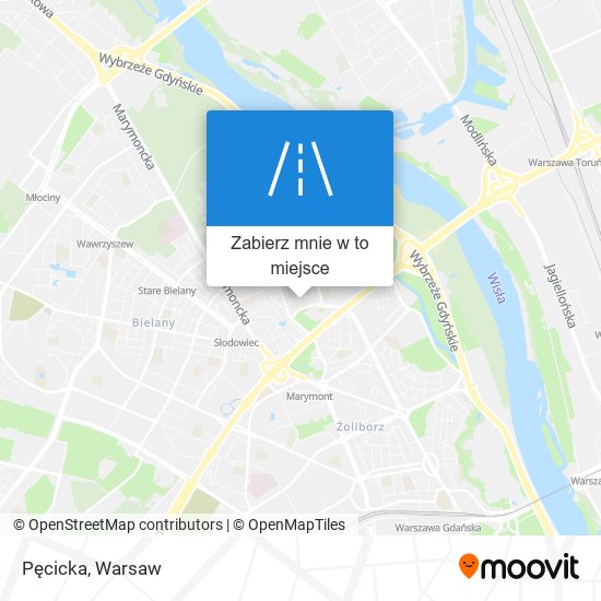 Mapa Pęcicka