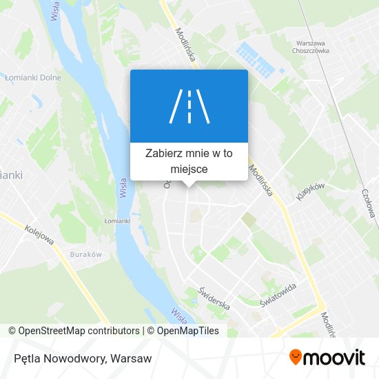 Mapa Pętla Nowodwory