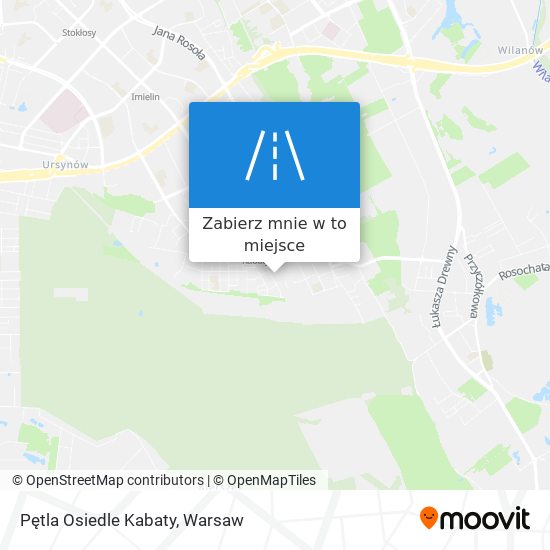 Mapa Pętla Osiedle Kabaty