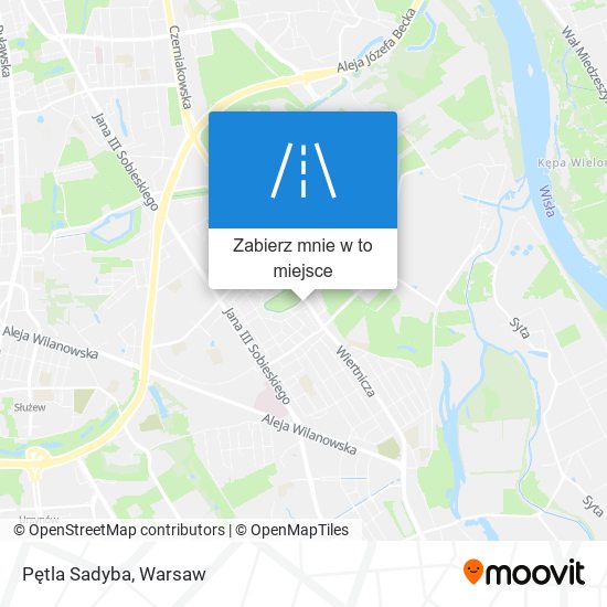 Mapa Pętla Sadyba