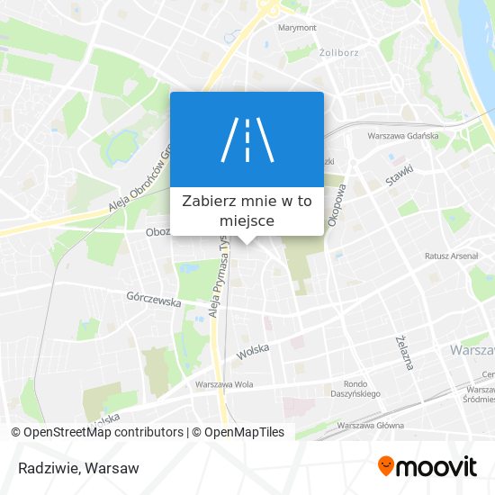 Mapa Radziwie