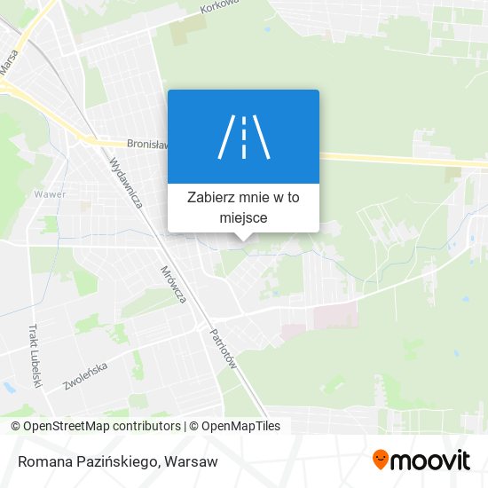 Mapa Romana Pazińskiego