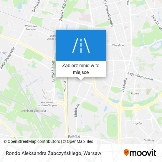 Mapa Rondo Aleksandra Żabczyńskiego