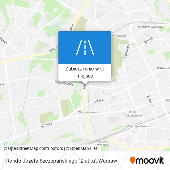 Mapa Rondo Józefa Szczepańskiego "Ziutka"