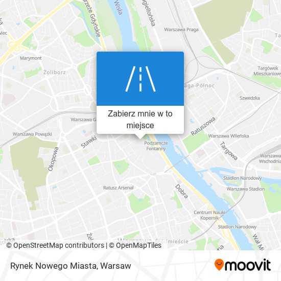 Mapa Rynek Nowego Miasta