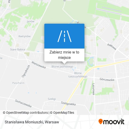 Mapa Stanisława Moniuszki